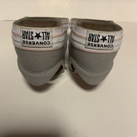 Converse Youth Size 2 Gray & Pink - Picture 4 of 4
